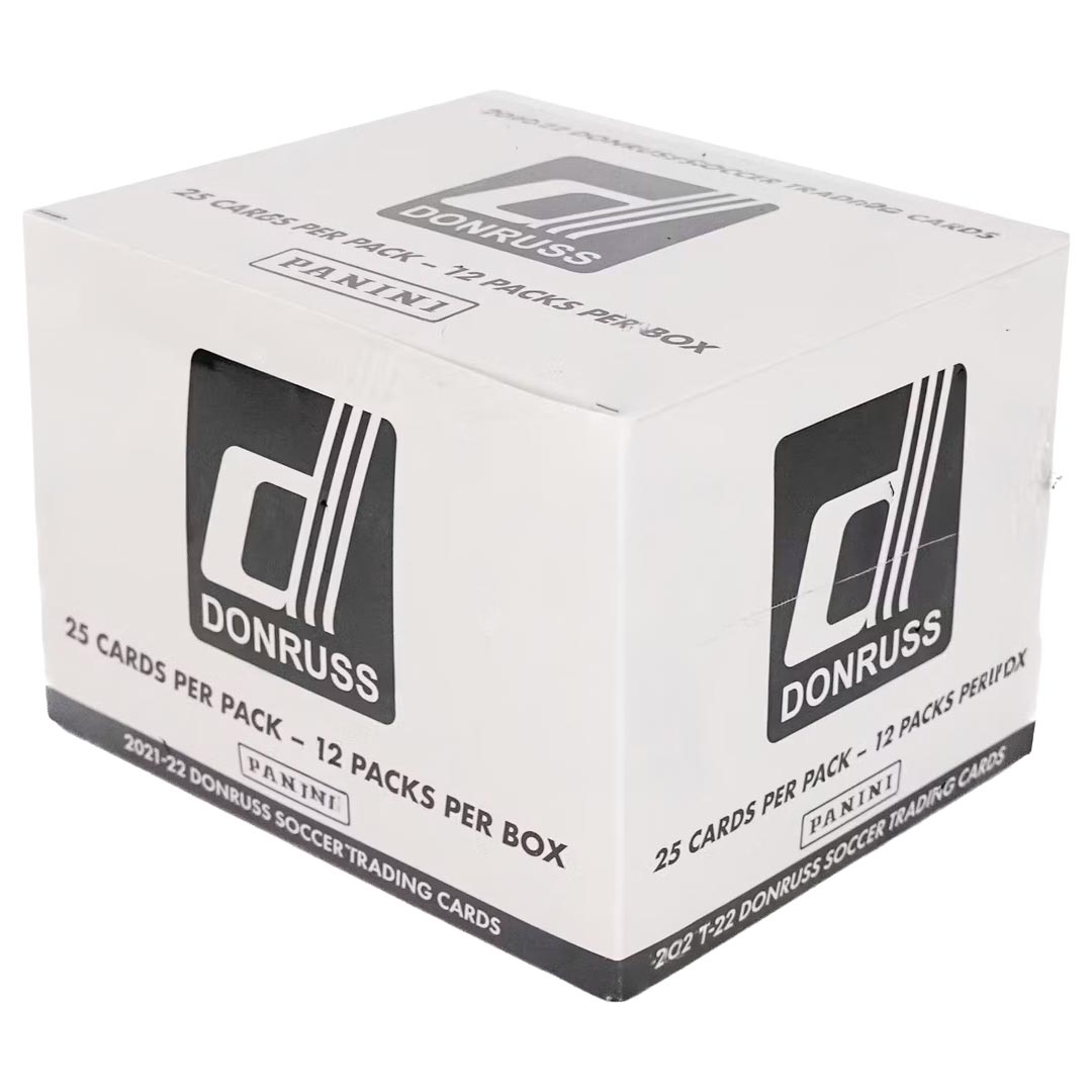 2021-22 Panini Donruss Soccer Jumbo Value 12-Pack Box(Green and Pink Velocity Parallels)