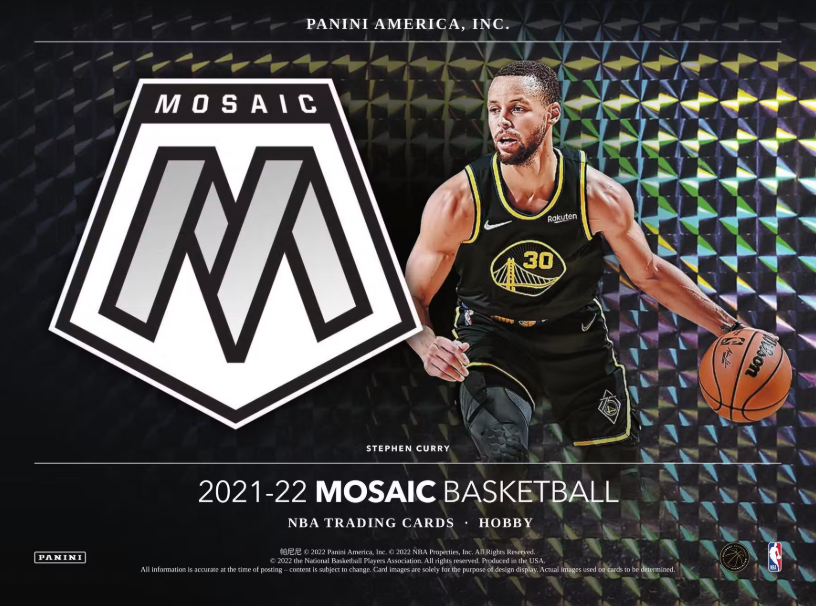 2021-22 Panini Mosaic Basketball 1st Off The Line FOTL Hobby 12-Box Case