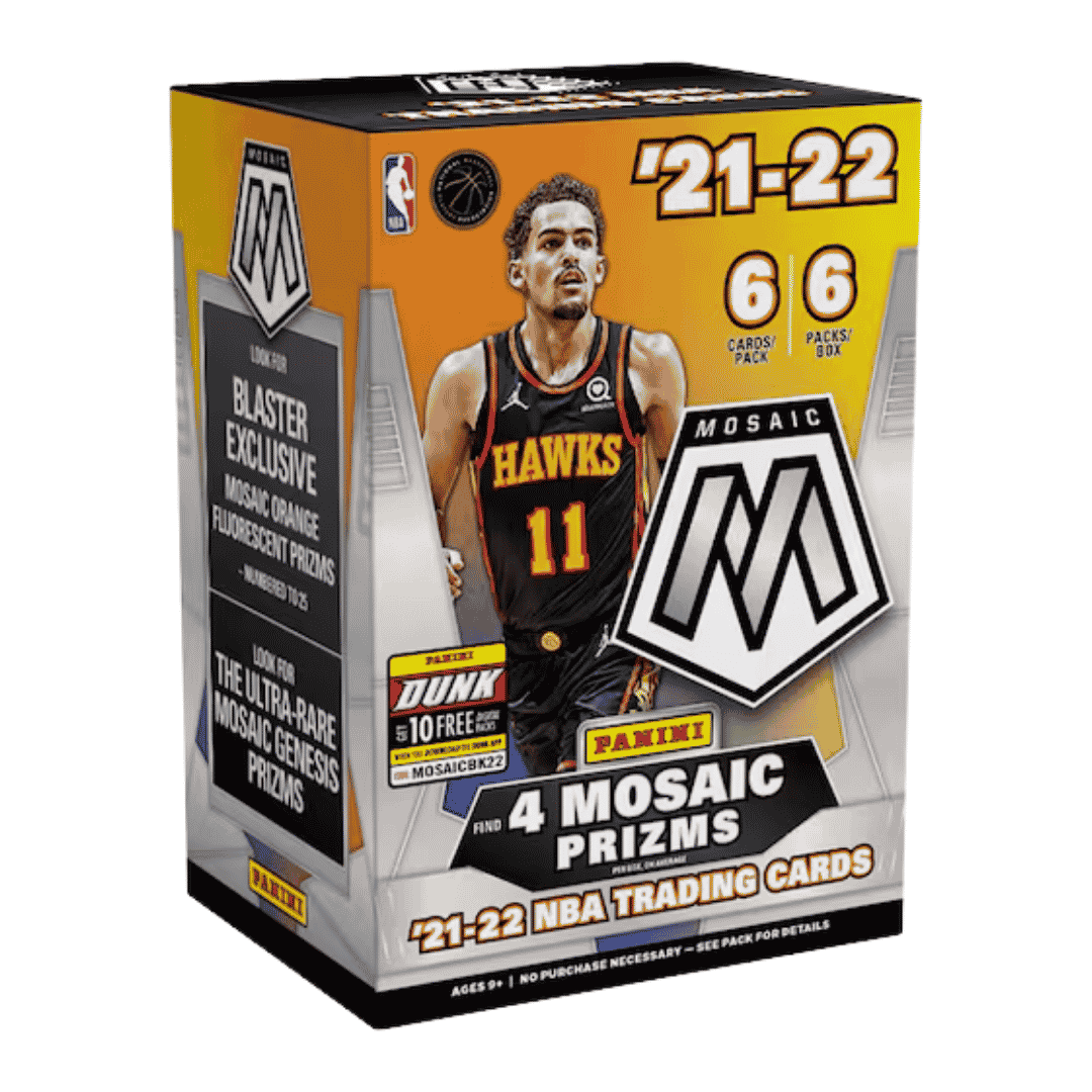 2021-22 Panini Mosaic Basketball Fanatics Blaster Box (Green Ice Parallels!)