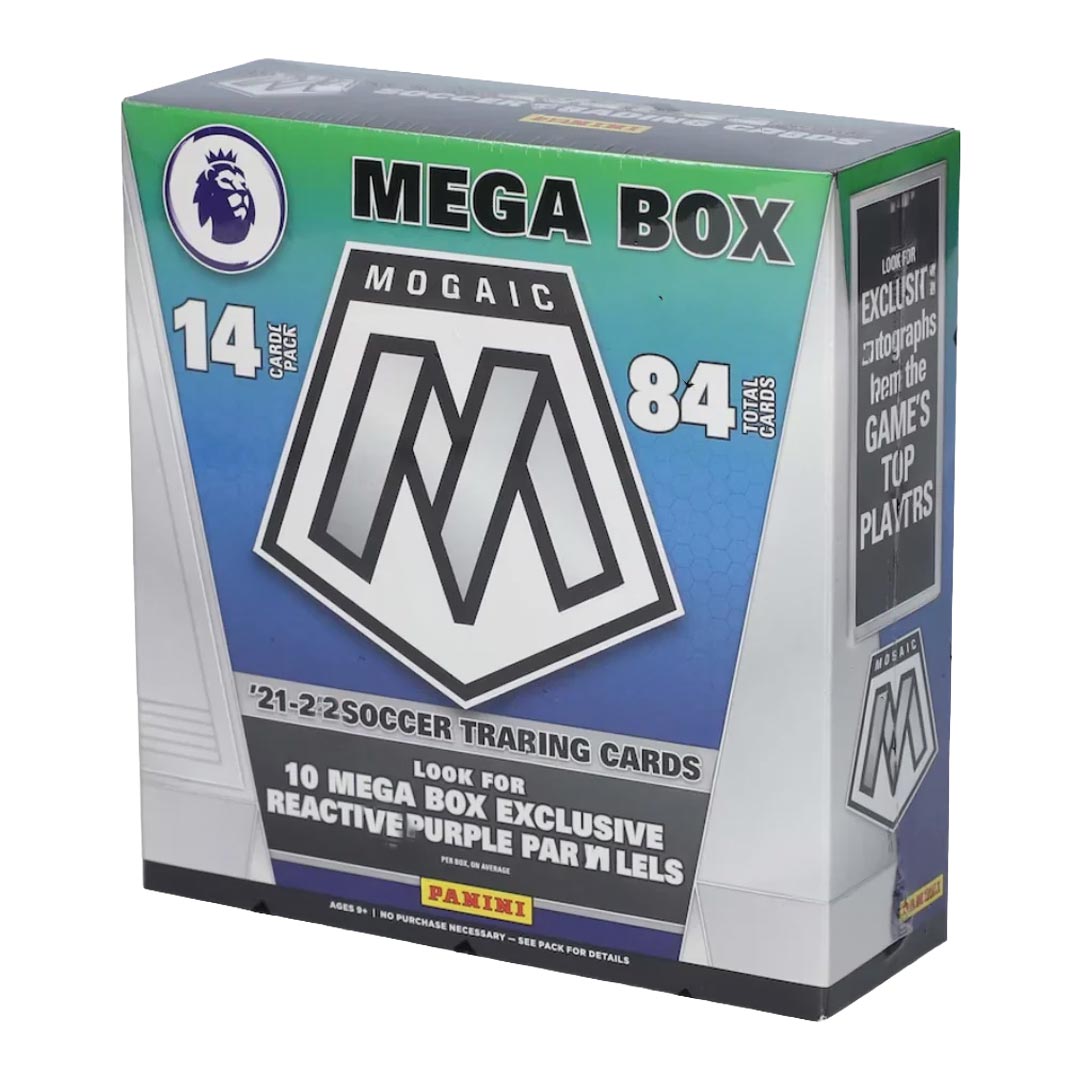2021-22 Panini Mosaic Premier League EPL Soccer Mega Box