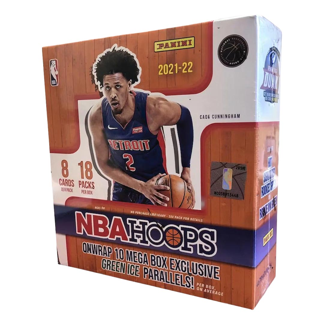 2021-22 Panini NBA Hoops Basketball Mega Box (Green Ice Parallels!) (Fanatics)