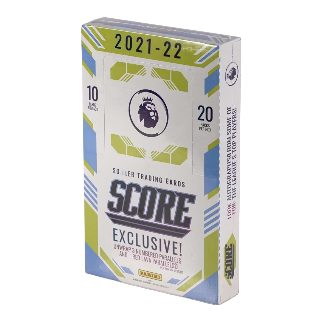 2021-22 Panini Score Premier League EPL Soccer Retail 20-Pack Box