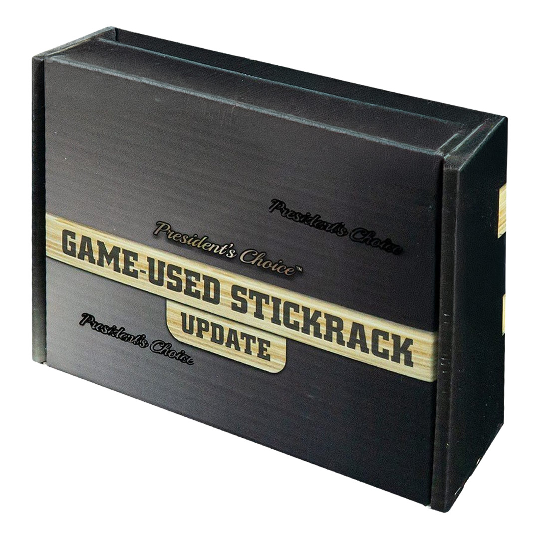 2021-22 President's Choice Game Used StickRack Update Hockey Box