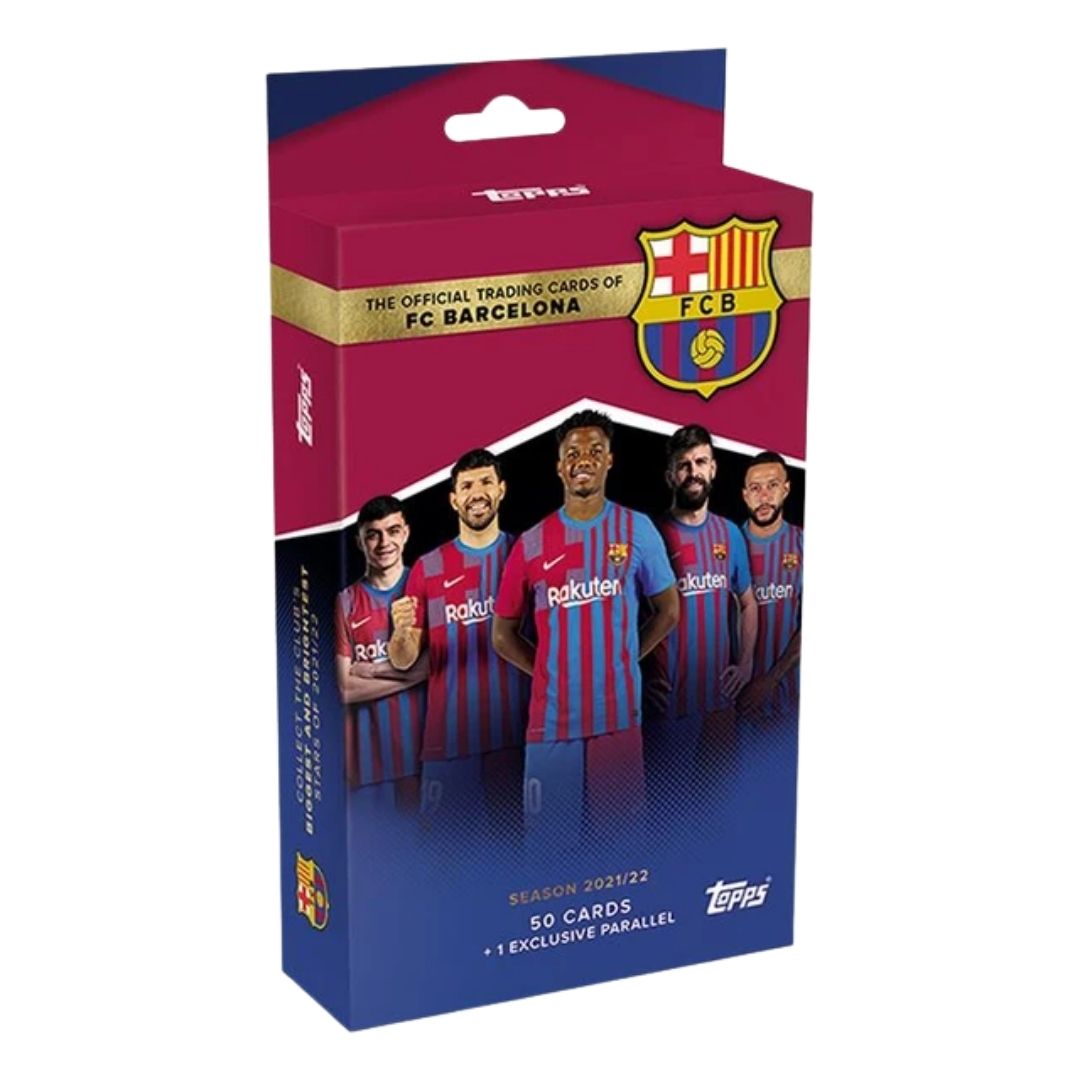 2021-22 Topps FC Barcelona Soccer Official Team Set (Hanger Box)