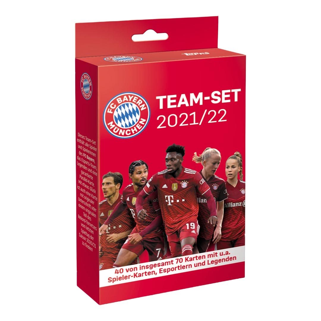2021-22 Topps FC Bayern Munchen Soccer Official Team Set