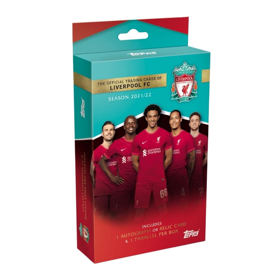 2021-22 Topps Liverpool FC Soccer Official Team Set (Hanger Box)