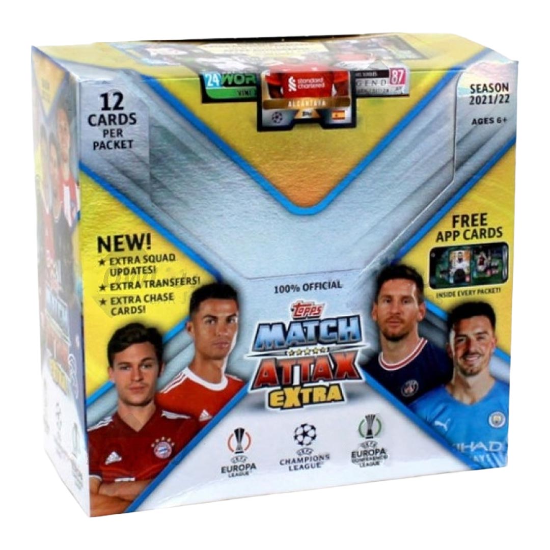 2021-22 Topps Match Attax Extra Soccer Box