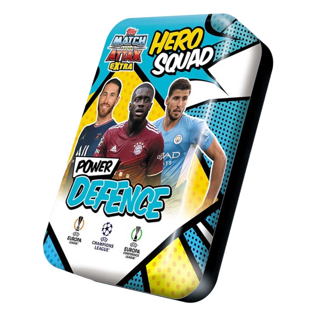 2021-22 Topps Match Attax Extra Soccer Hero Squad Mega Tin 