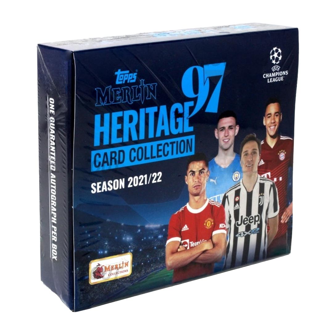 2021-22 Topps Merlin Heritage '97 Soccer Box