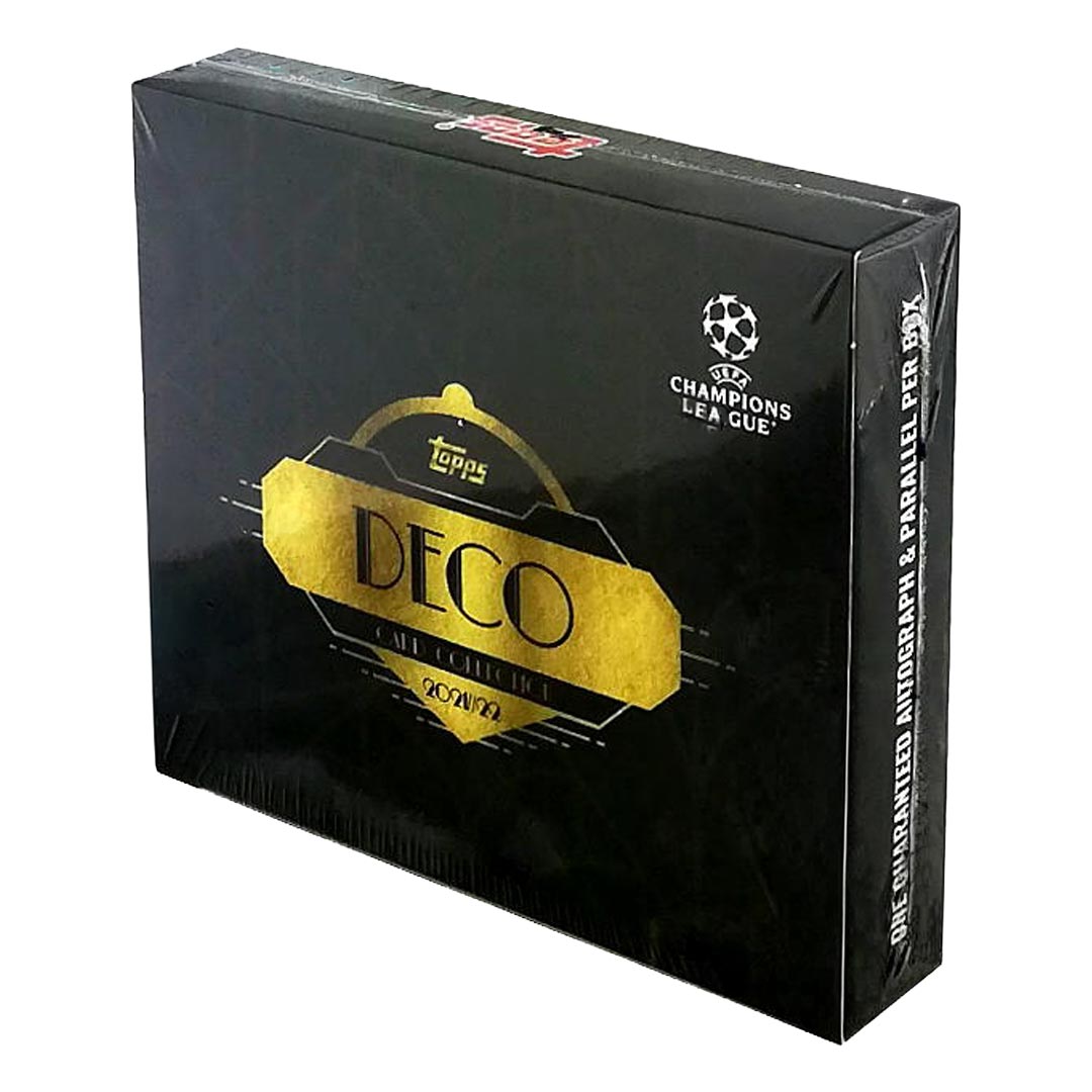 2021-22 Topps UEFA Champions League Deco Card Collection Soccer Box