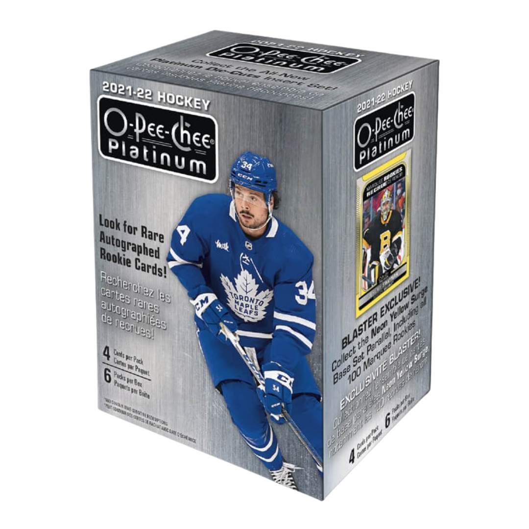 2021-22 Upper Deck O-Pee-Chee Platinum Hockey Blaster Box