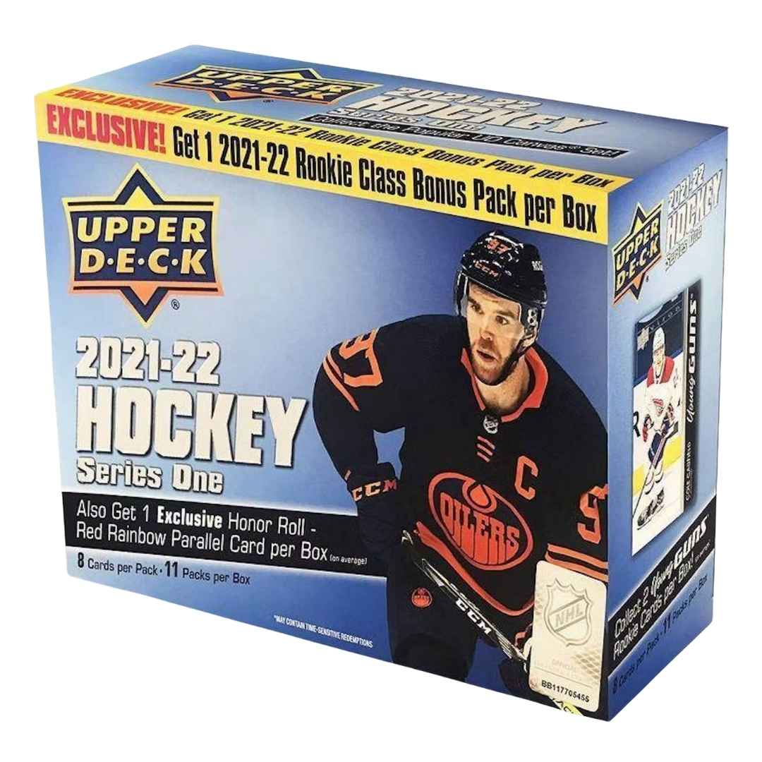 2021-22 Upper Deck Series 1 Hockey Mega Box (Rookie Class Bonus Pack!)