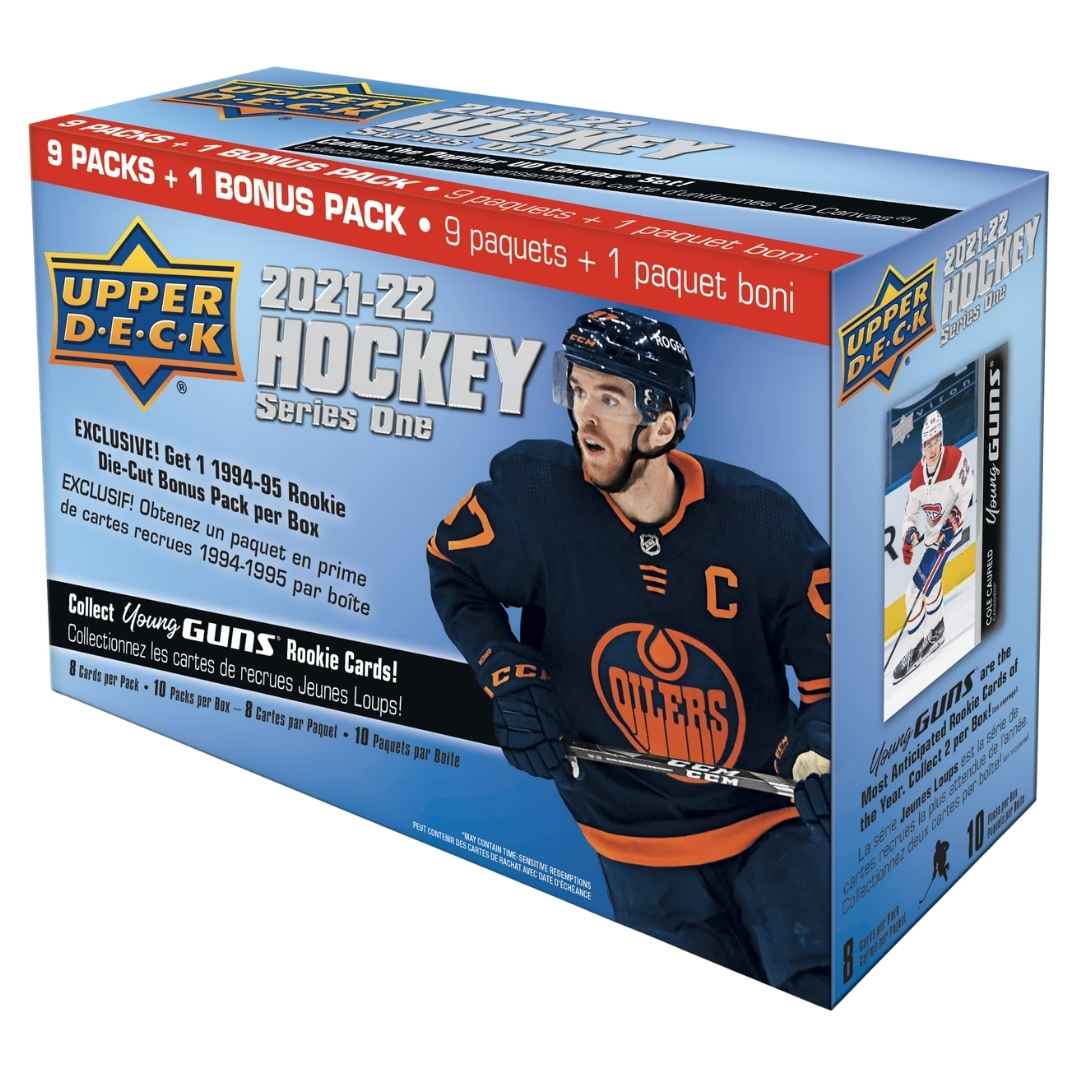 2021-22 Upper Deck Series 1 Hockey Mega Box (Rookie Die-Cut Bonus Pack!)