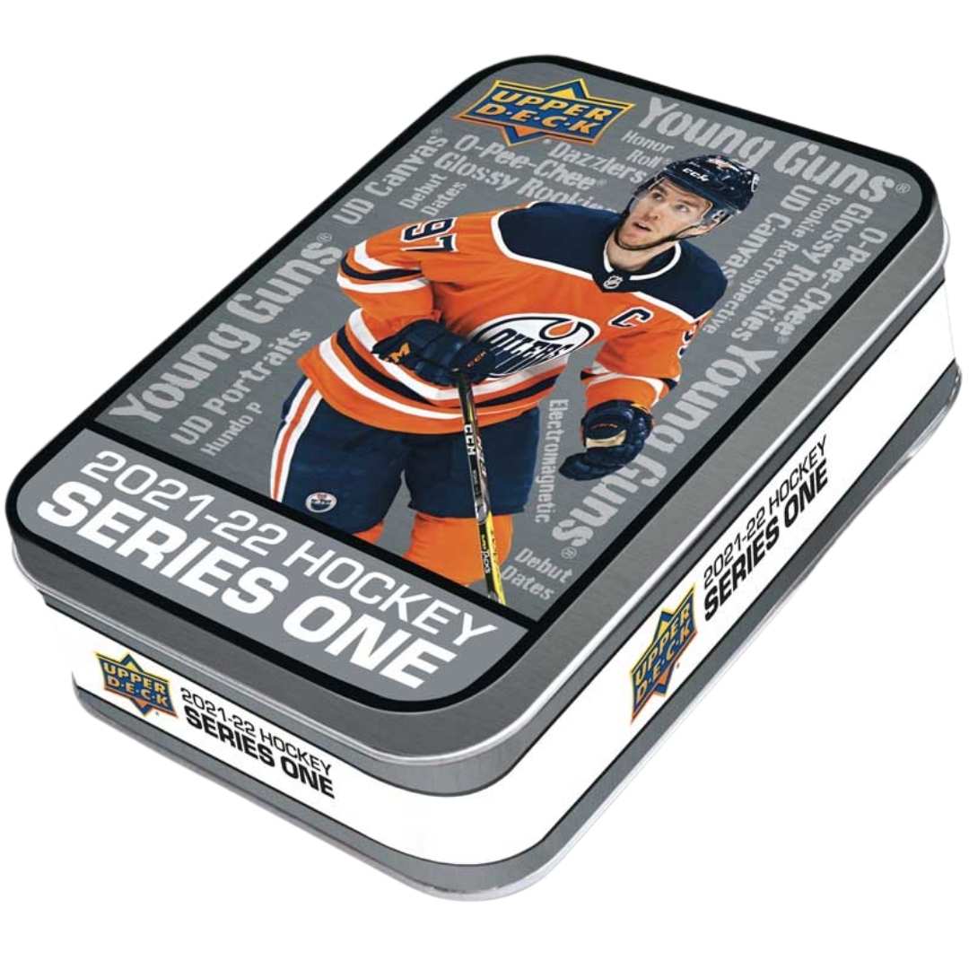 2021-22 Upper Deck Series 1 Hockey Retail Tin