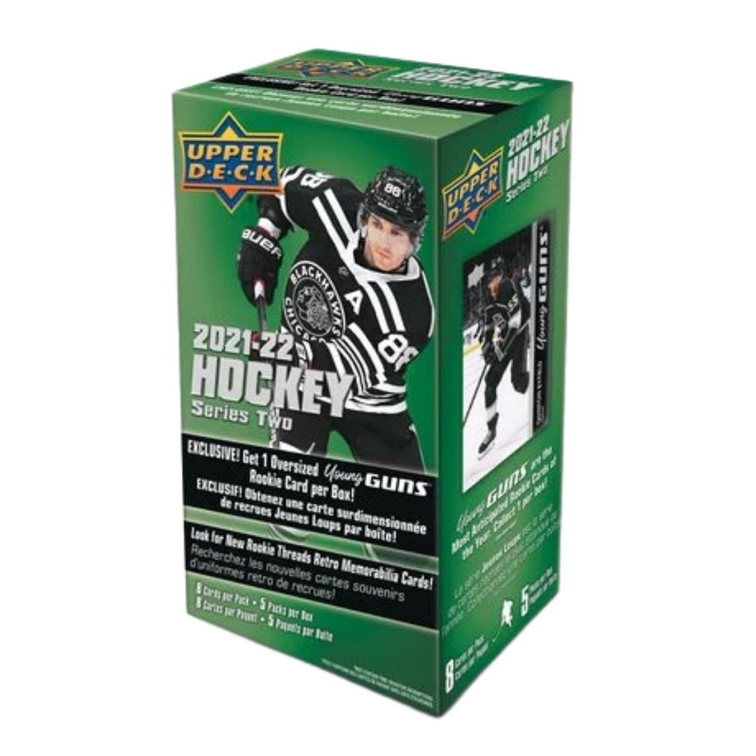 2021-22 Upper Deck Series 2 Hockey Blaster Box (Oversized Young Guns!)