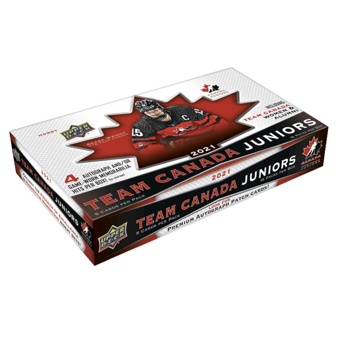 2021-22 Upper Deck Team Canada Juniors Hockey Hobby Box
