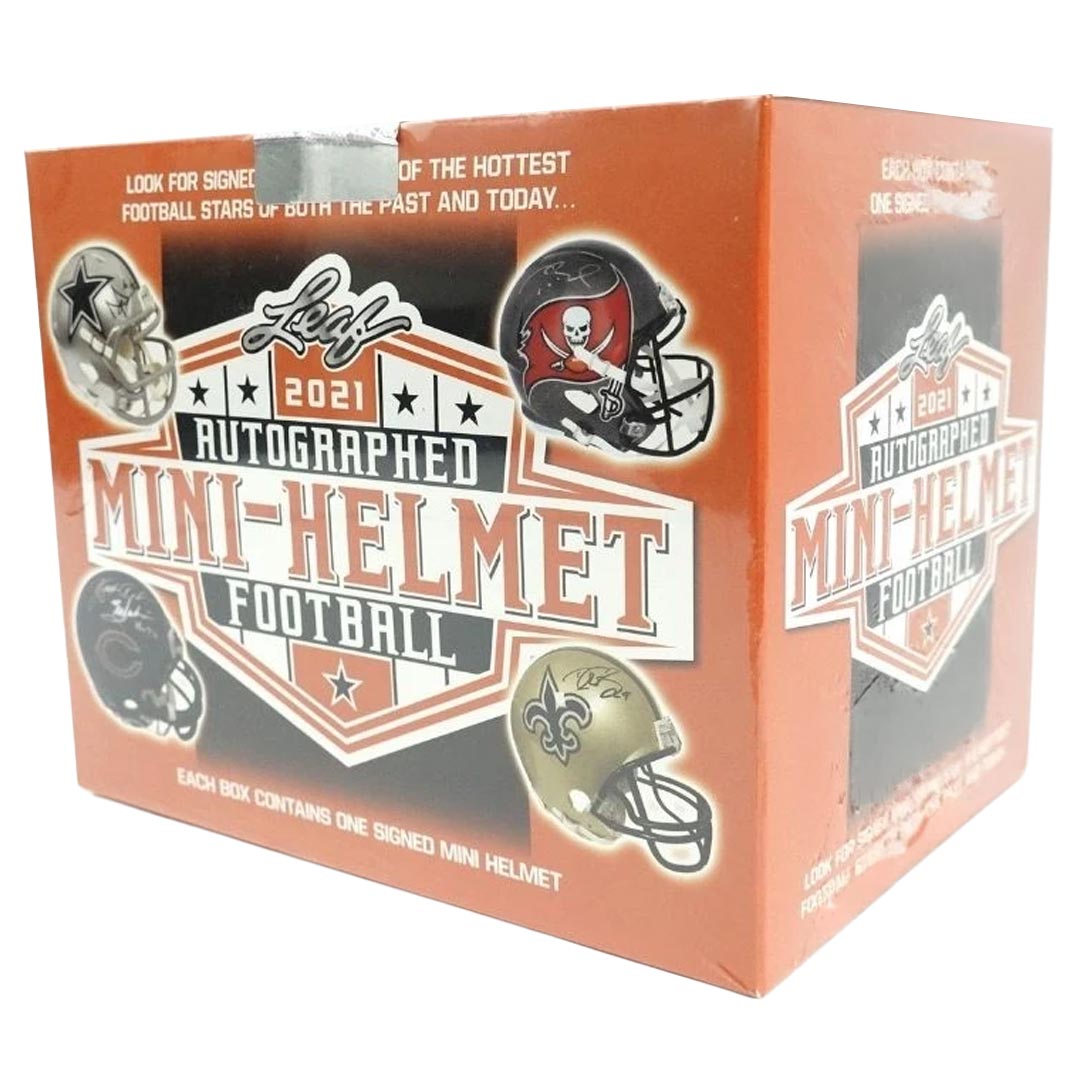 2021 Leaf Autographed Mini Helmet Football Box