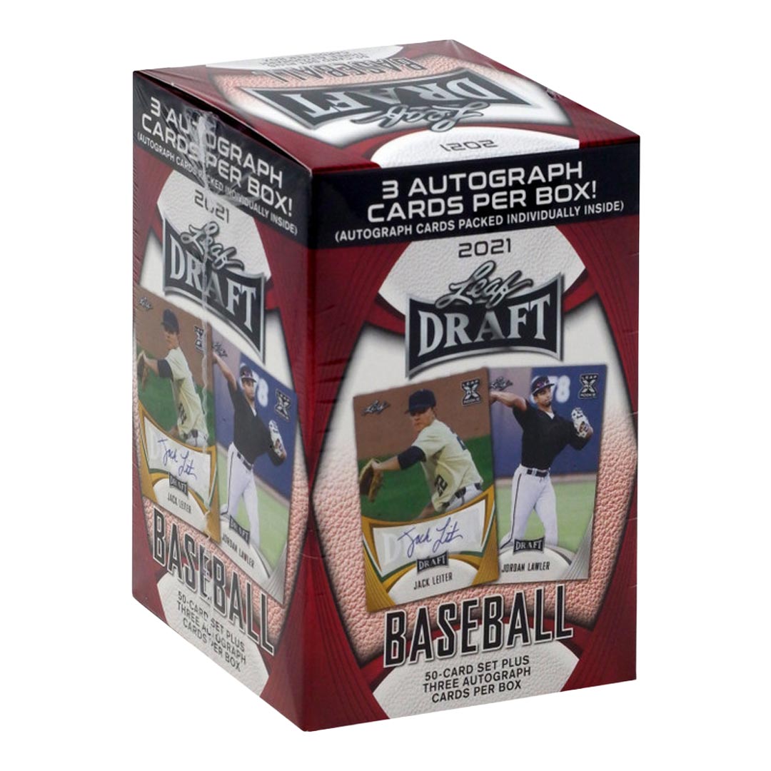 2021 Leaf Draft Baseball Hobby Blaster Box
