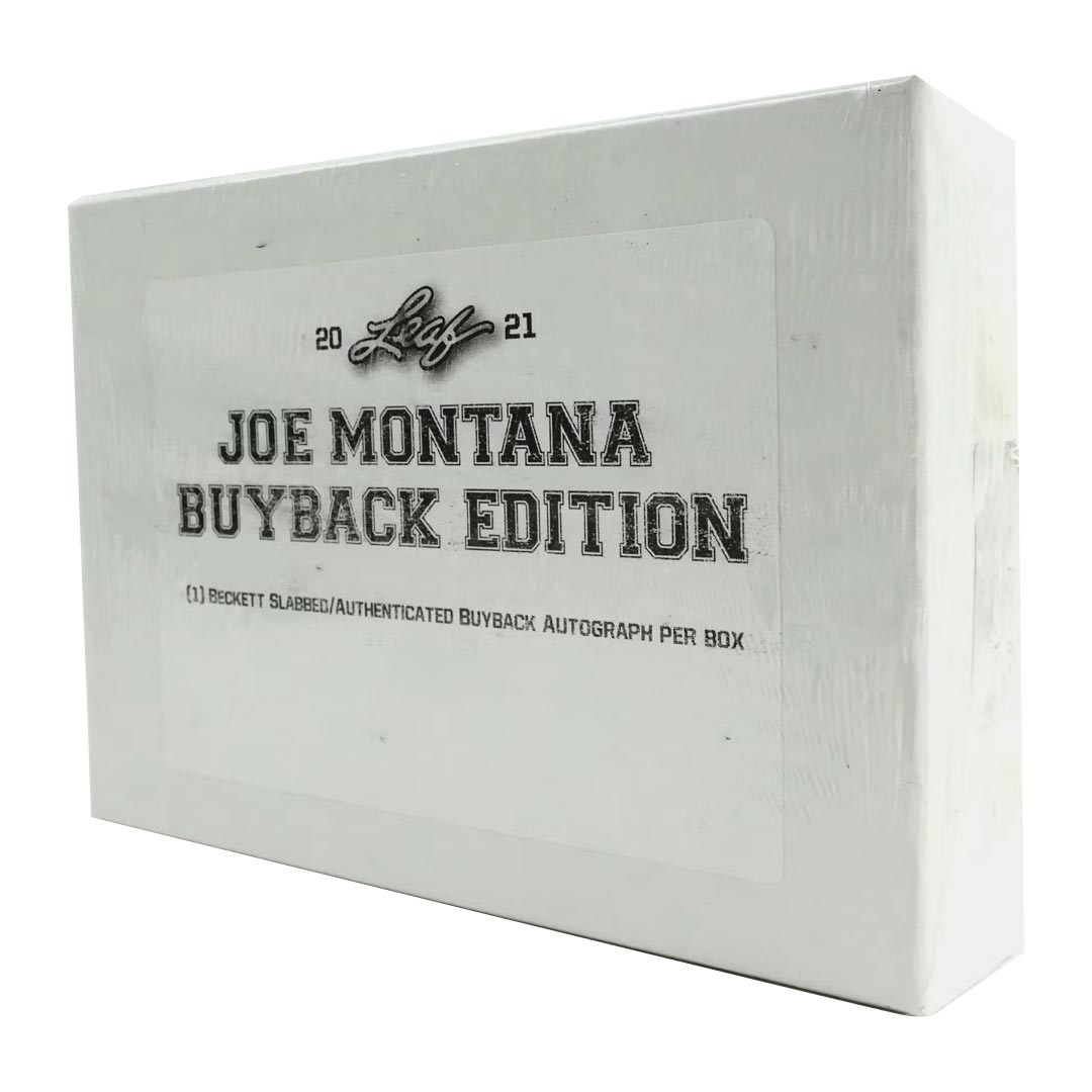2021 Leaf Joe Montana Buyback Football Box