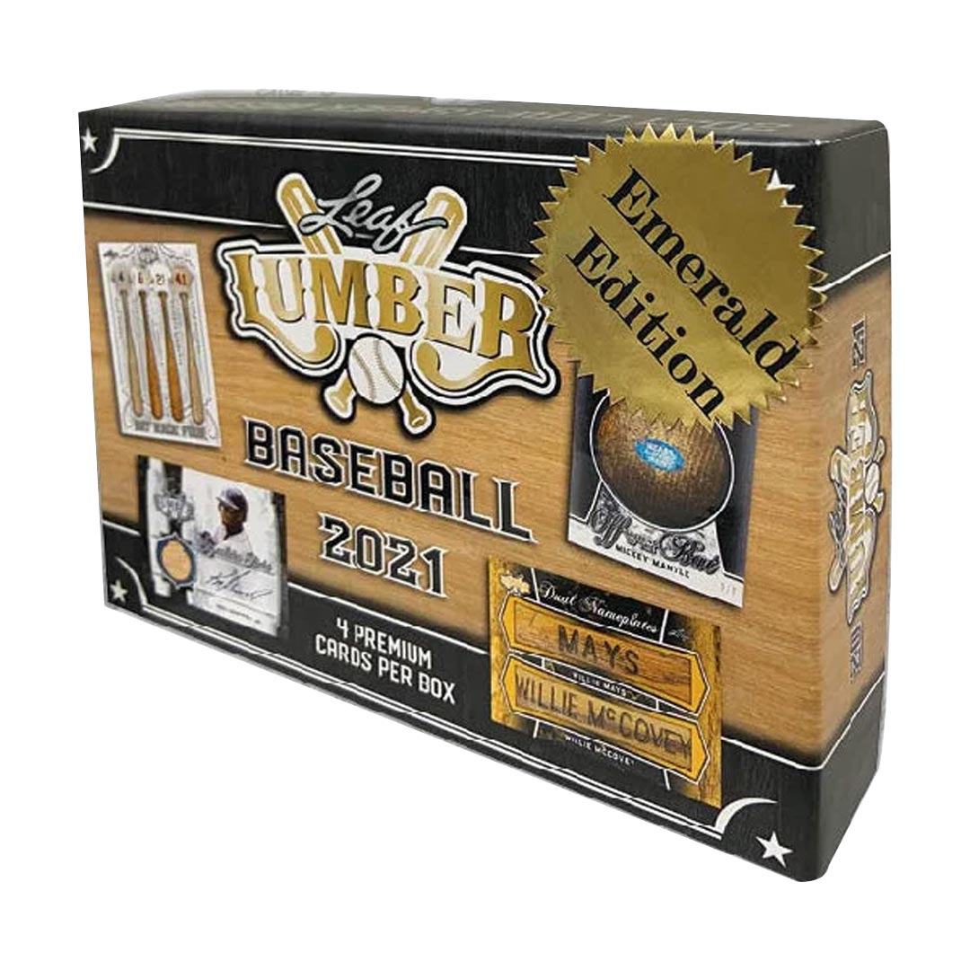 2021 Leaf Lumber Baseball Emerald Edition Hobby Box