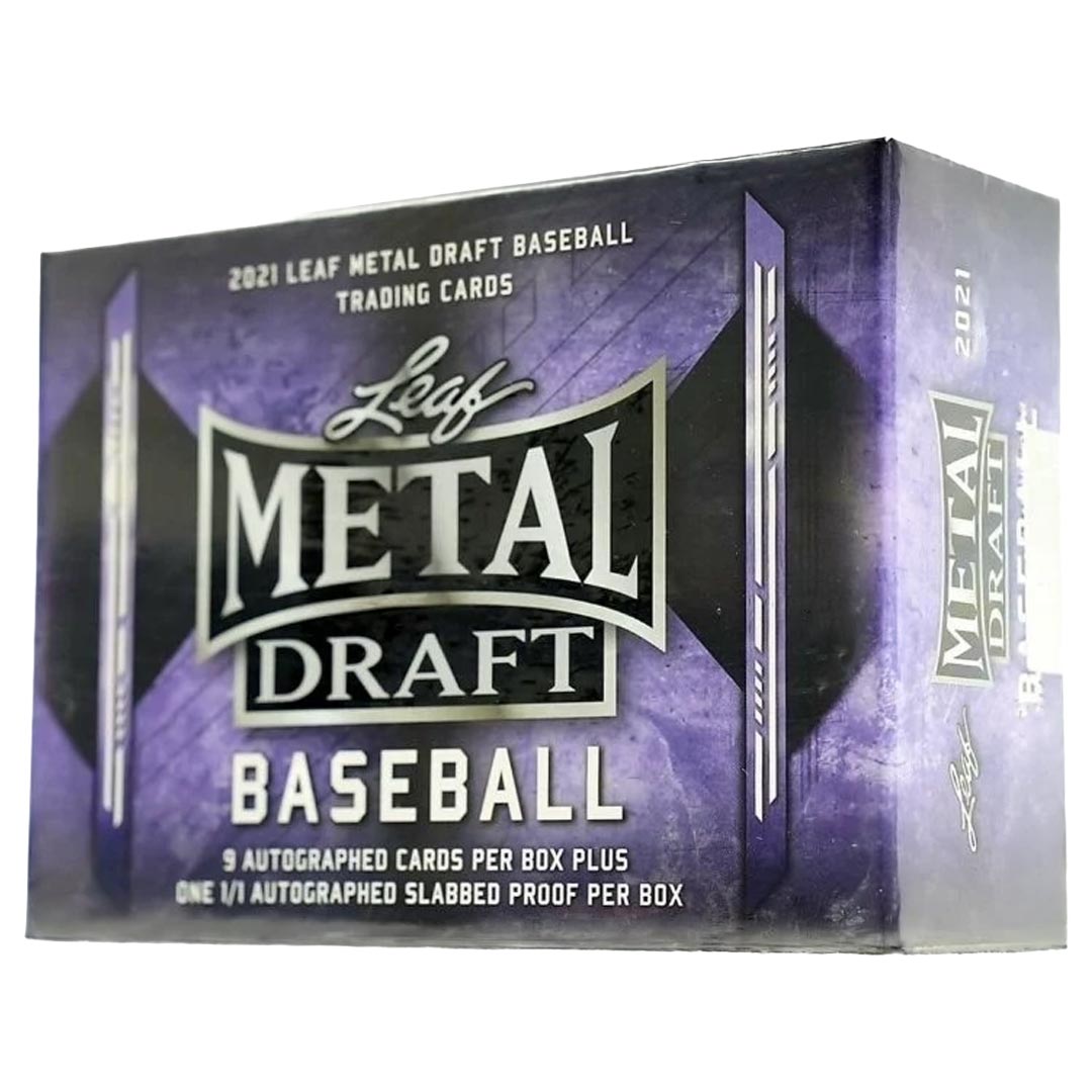 2021 Leaf Metal Draft Baseball Jumbo Box