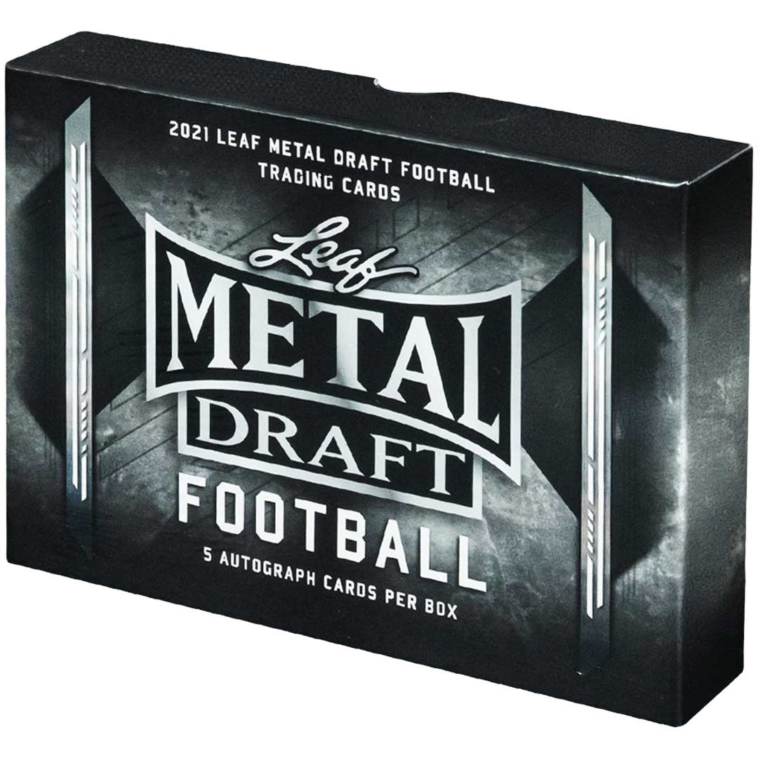 2021 Leaf Metal Draft Football Hobby Box