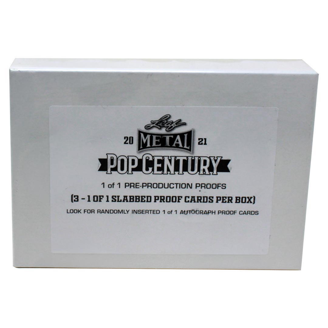 2021 Leaf Metal Pop Century 1/1 Pre-Production Proof Box