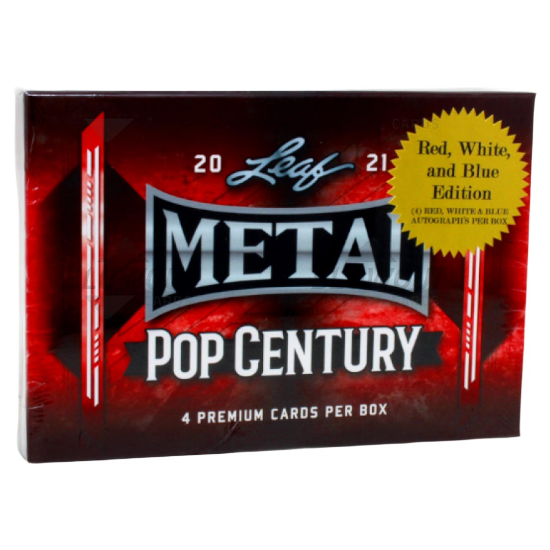 2021 Leaf Metal Pop Century Red, White & Blue Edition Box