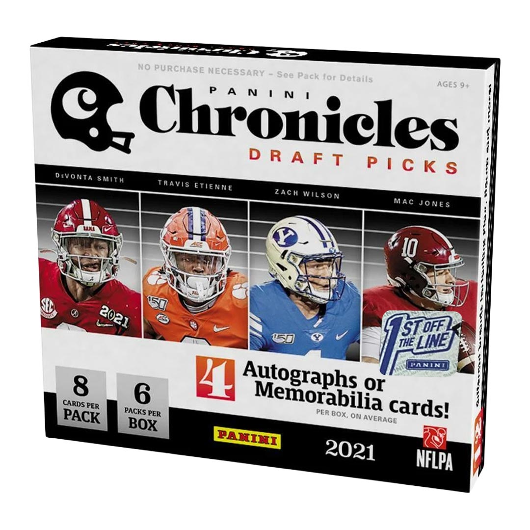 2021 Panini Chronicles Draft Picks Football 1st Off The Line Hobby Box