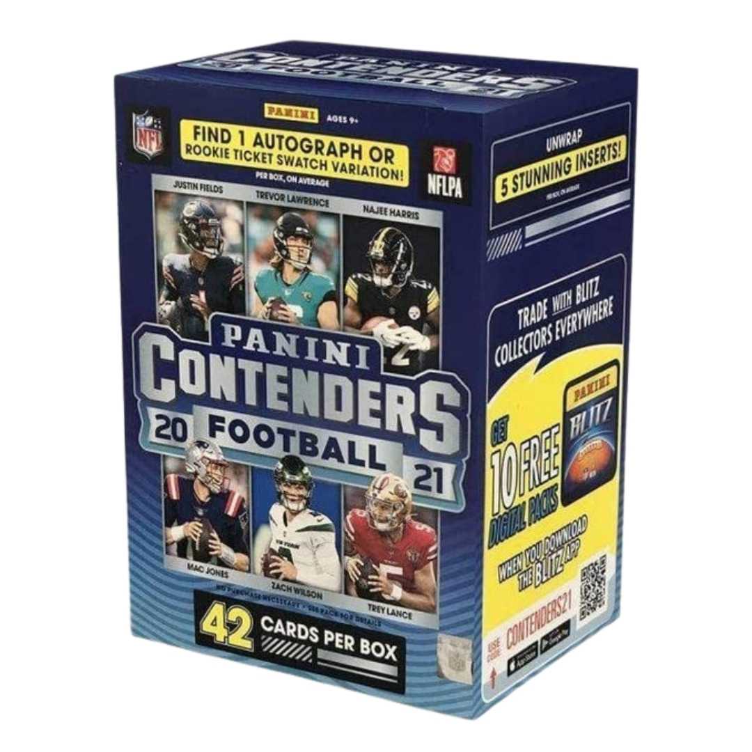 2021 Panini Contenders Football Blaster Box (stunning-inserts)