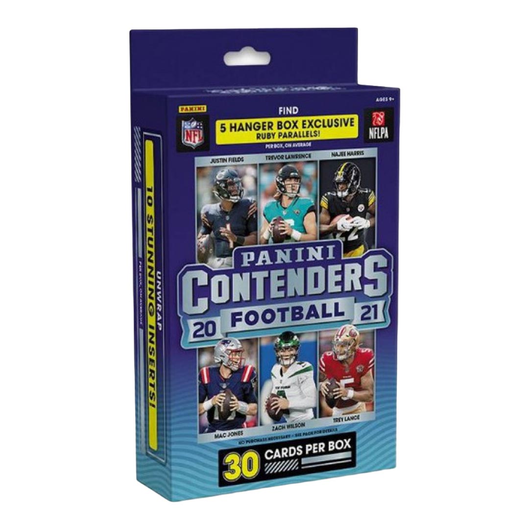 2021 Panini Contenders Football Hanger Box (Ruby Parallels)