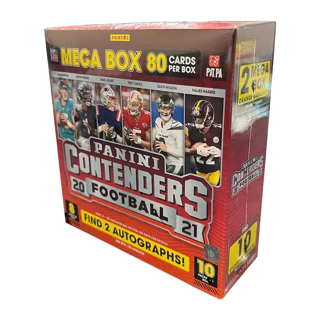 2021 Panini Contenders Football Mega Box (Orange Parallels!) (Fanatics)