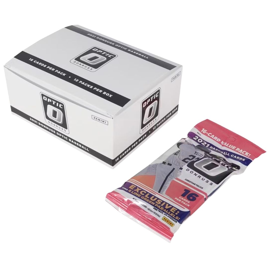 2021 Panini Donruss Optic Baseball Jumbo Value 12-Pack Box