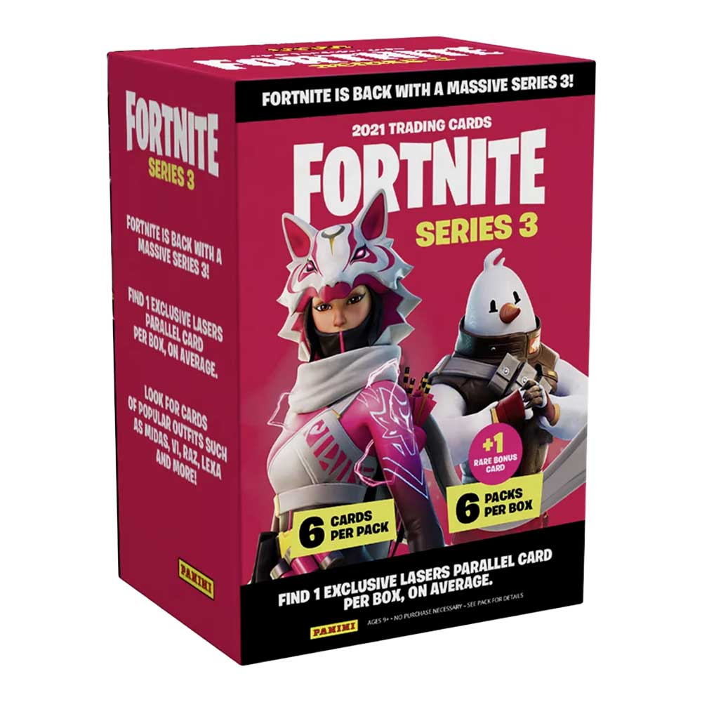 2021 Panini Fortnite Series 3 Trading Cards Blaster Box