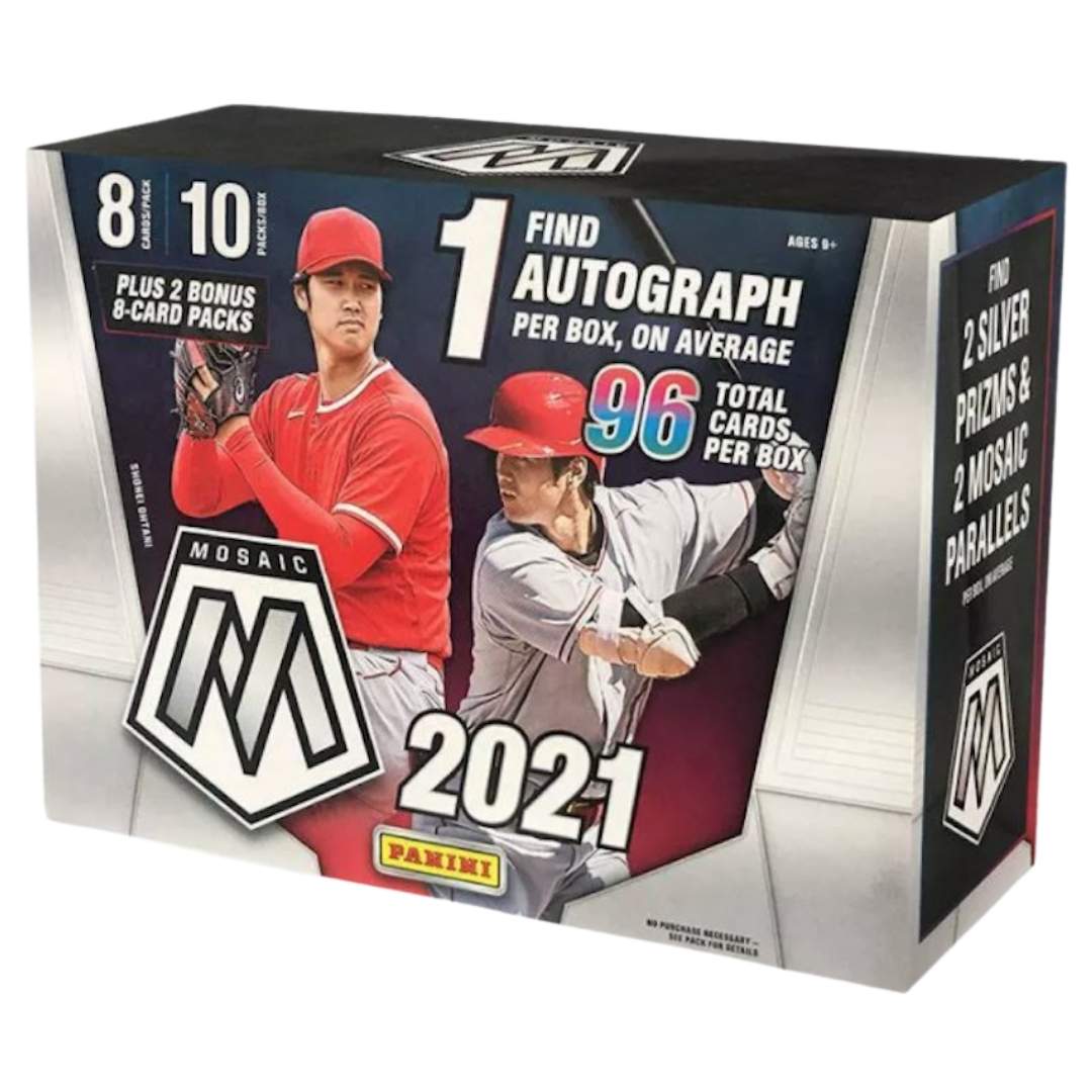 2021 Panini Mosaic Baseball 96-Card Mega Box