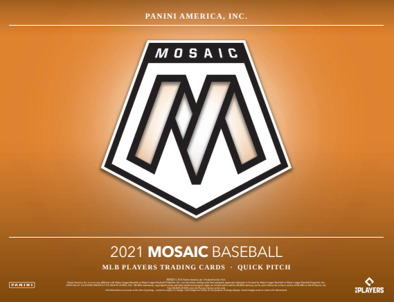 2021 Panini Mosaic Baseball Quick Pitch Pack
