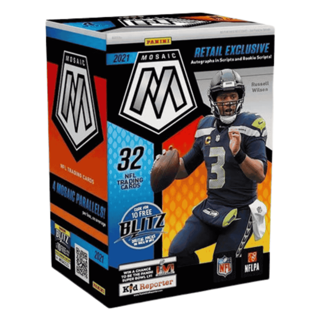 2021 Panini Mosaic Football Blaster Box (Red Inserts!) (Fanatics)