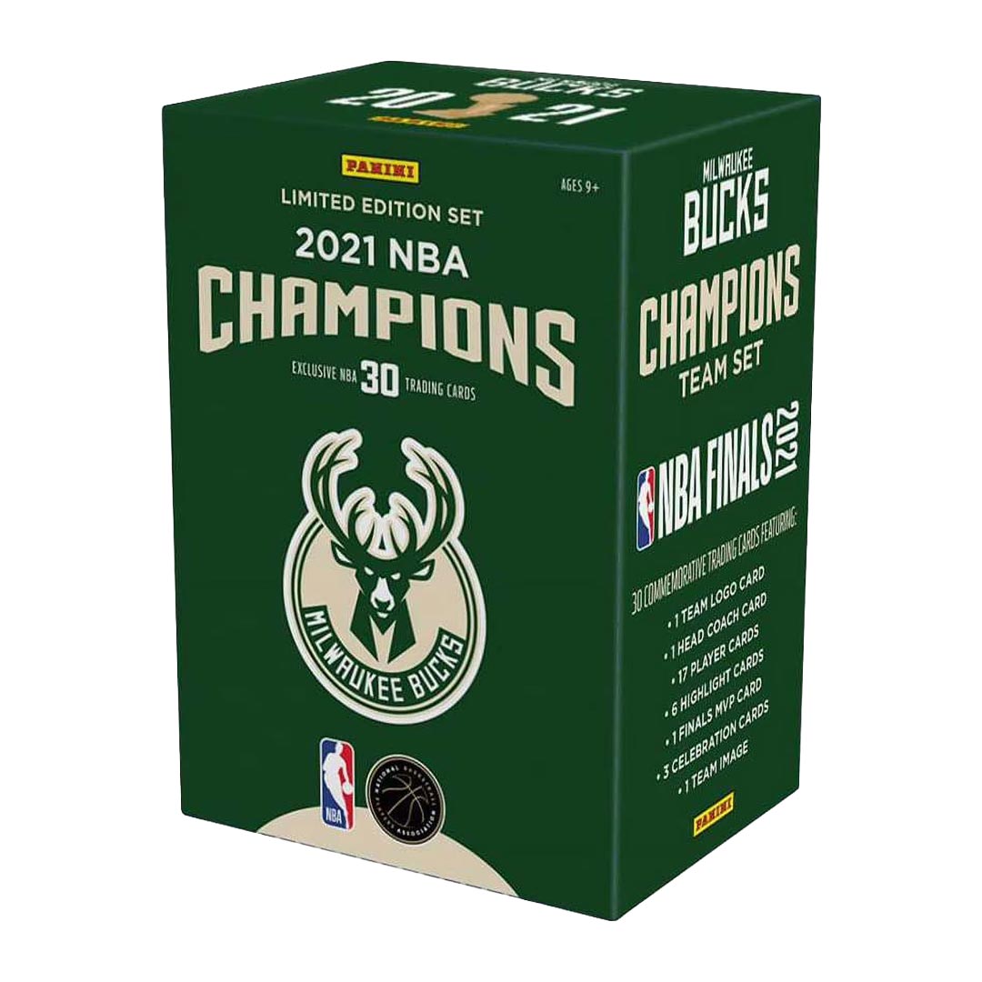 2021 Panini NBA Champions Milwaukee Bucks Basketball Box