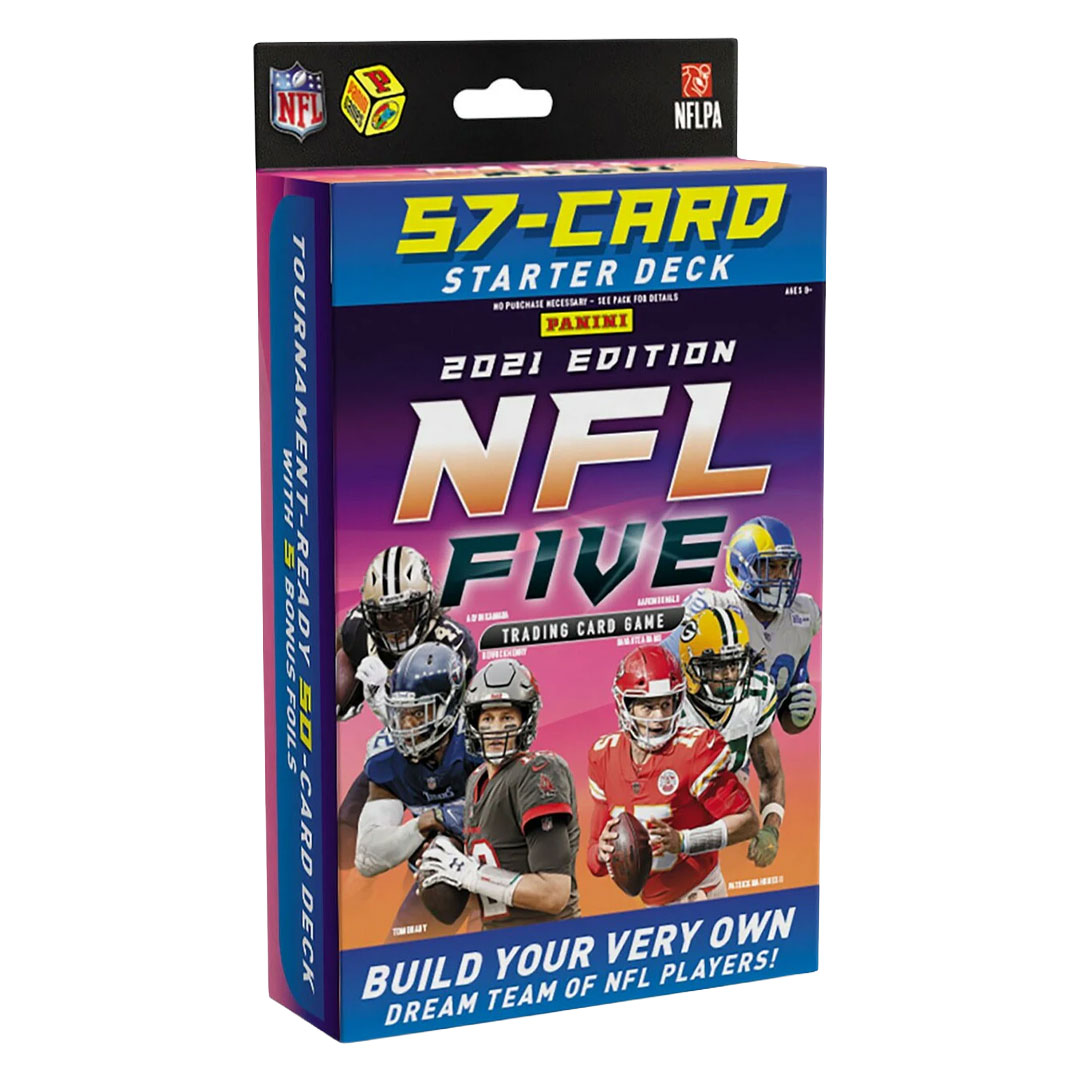 2021 Panini NFL Five Trading Card Game Starter Kit Deck