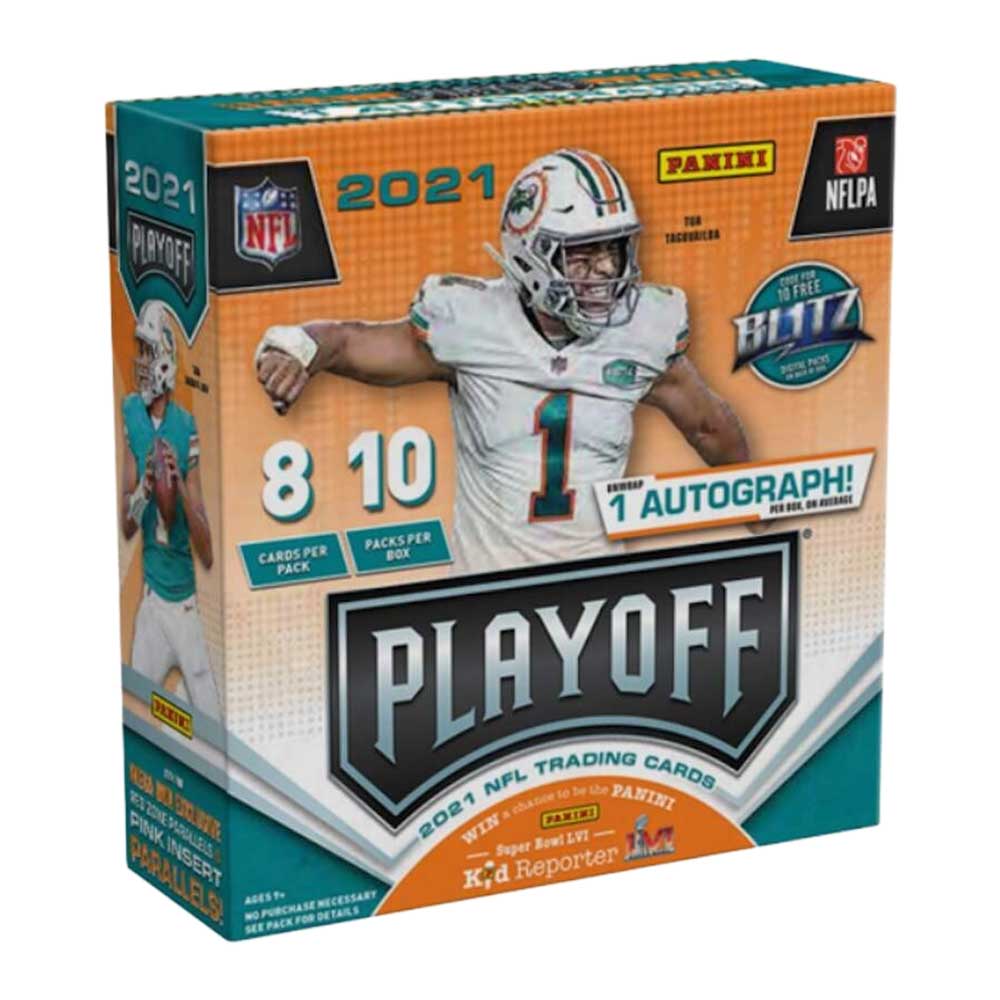 2021 Panini Playoff Football 10-Pack Mega Box