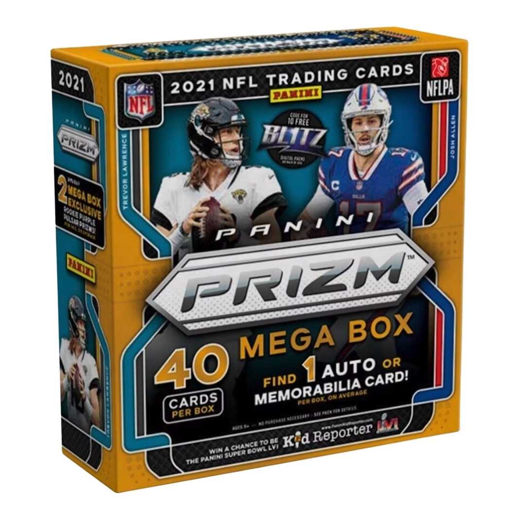 2021 Panini Prizm Football Mega Box (Purple Pulsar!) (Fanatics)