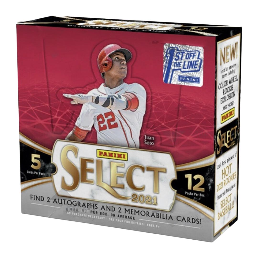 2021 Panini Select Baseball 1st Off The Line Hobby Box