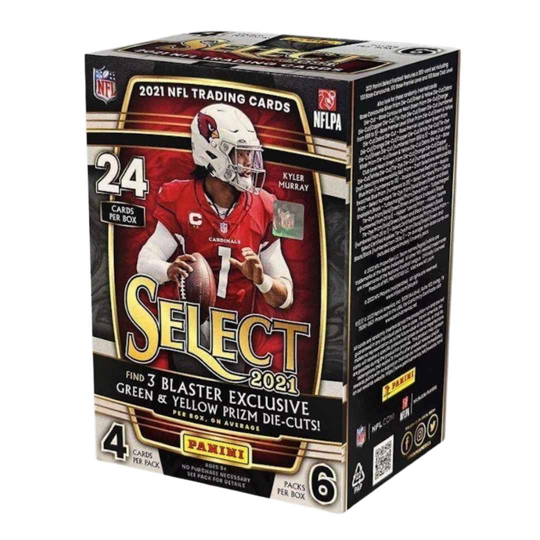 2021 Panini Select Football Blaster Box (Green & Yellow Prizms!)