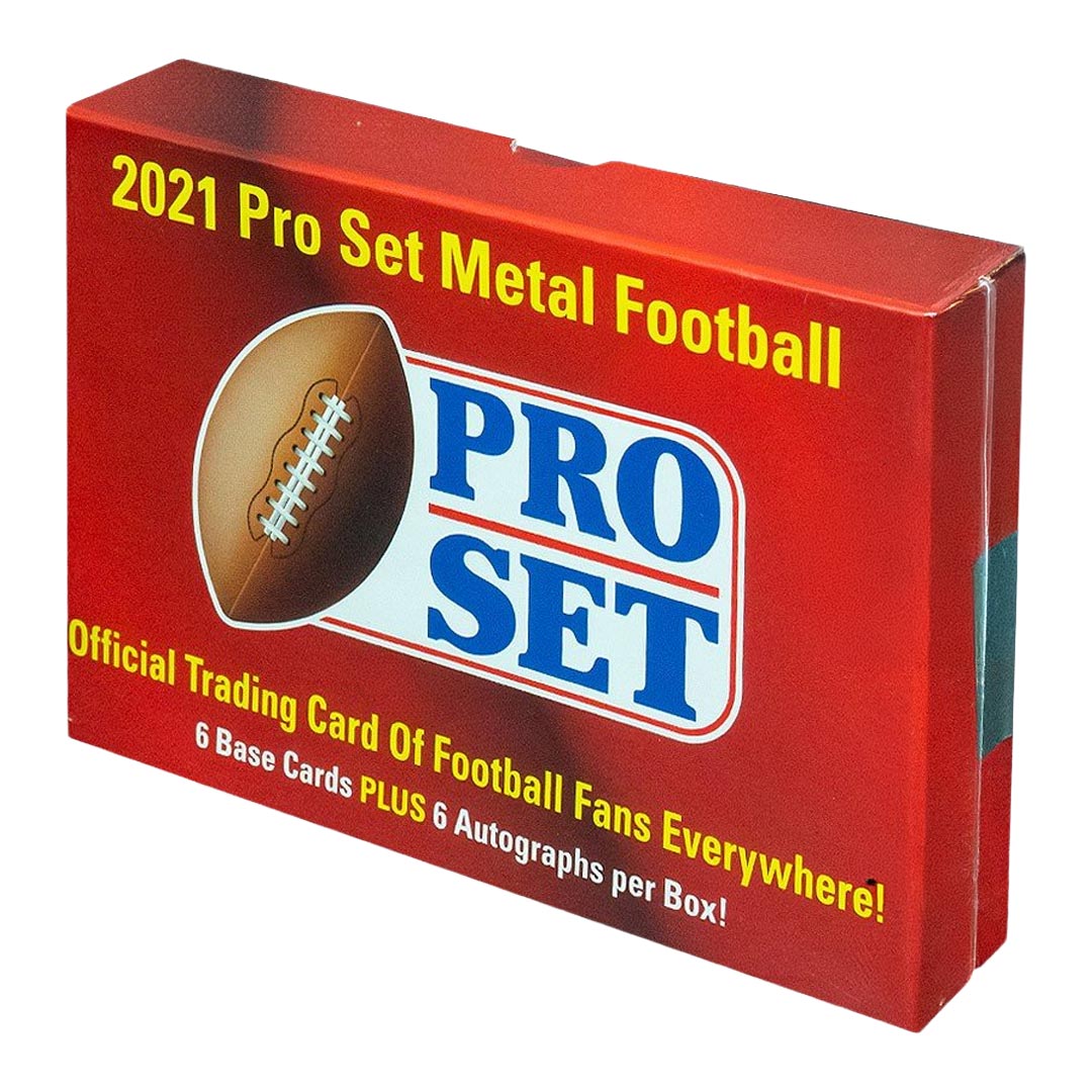 2021 Pro Set Metal Football Hobby Box