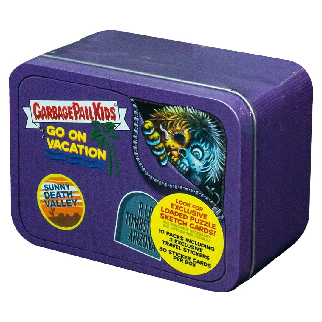 2021 Topps Garbage Pail Kids GPK Goes on Vacation 10 Pack Tin