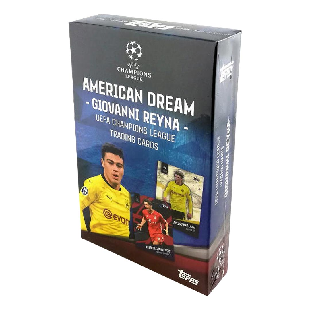 2021 Topps Giovanni Reyna American Dream UEFA Champions League Soccer Box