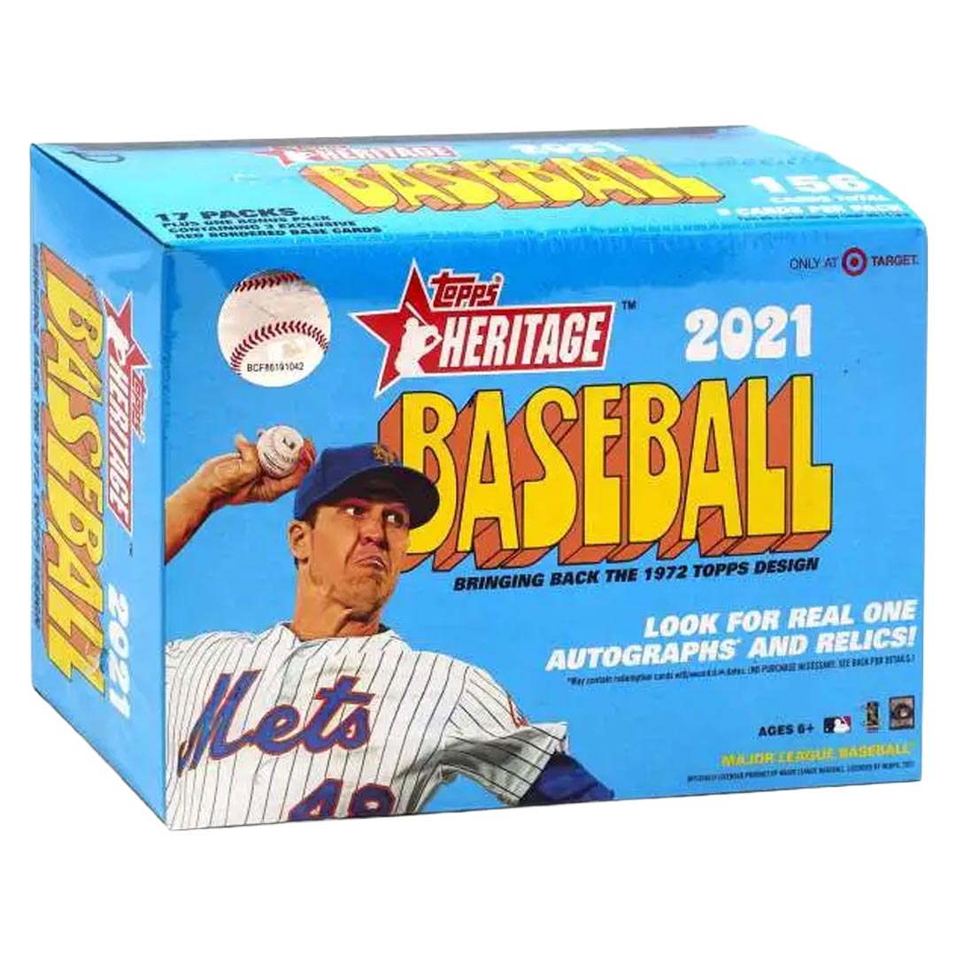 2021 Topps Heritage Baseball Mega Box (Red Border Base)