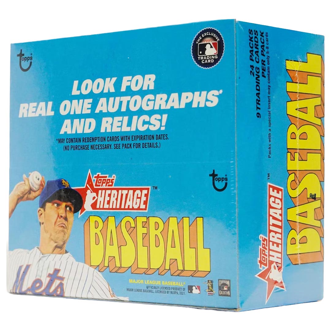 2021 Topps Heritage Baseball Retail Box