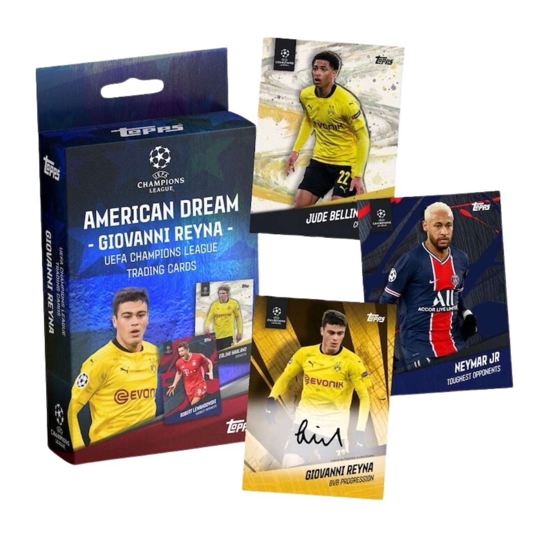 2021 Topps UEFA Champions League Giovanni Reyna American Dream Soccer Box Set