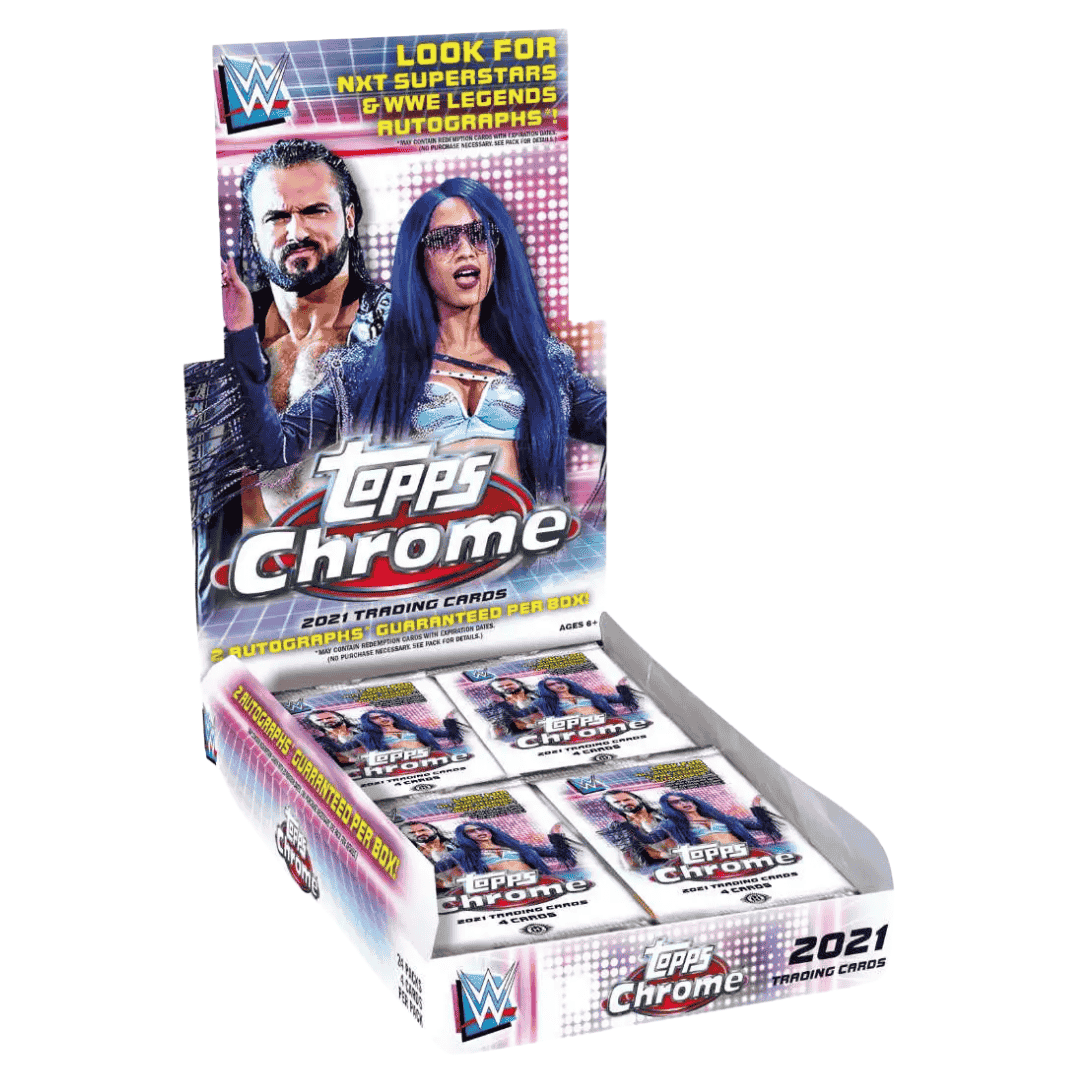 2021 Topps WWE Chrome Wrestling Hobby Box